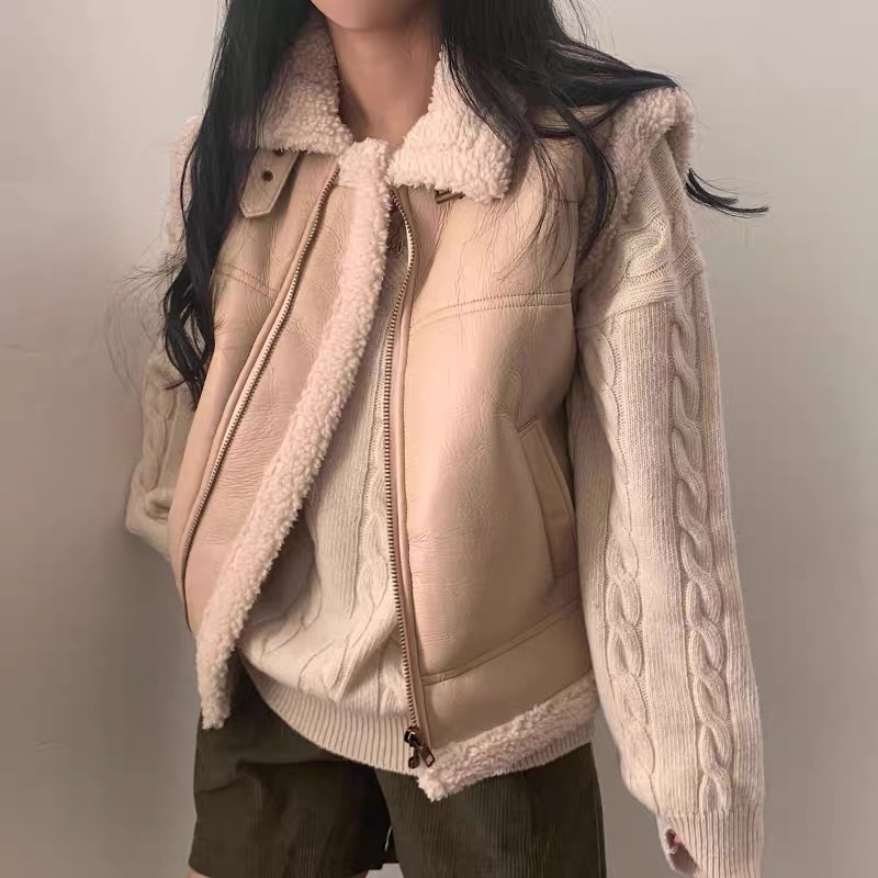 Casual everyday leather meets wool COA151 images